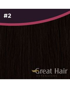 Great Hair Extensions Full Head Clip In - wavy #2 40cm