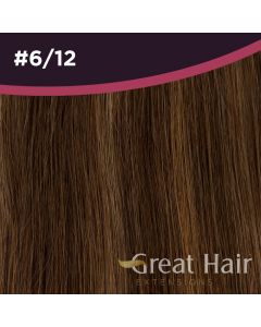 Great Hair Tape Extensions - 40cm - natural straight - #6/12