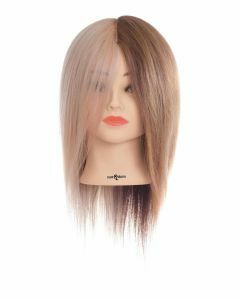 Uwe Damm Oefenhoofd Heidi 5-part brown, darkblond, lightblond, lightgrey, darkgrey 20 cm