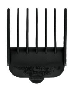 Wahl Opzetkam nr. 2 plastic zwart 6mm
