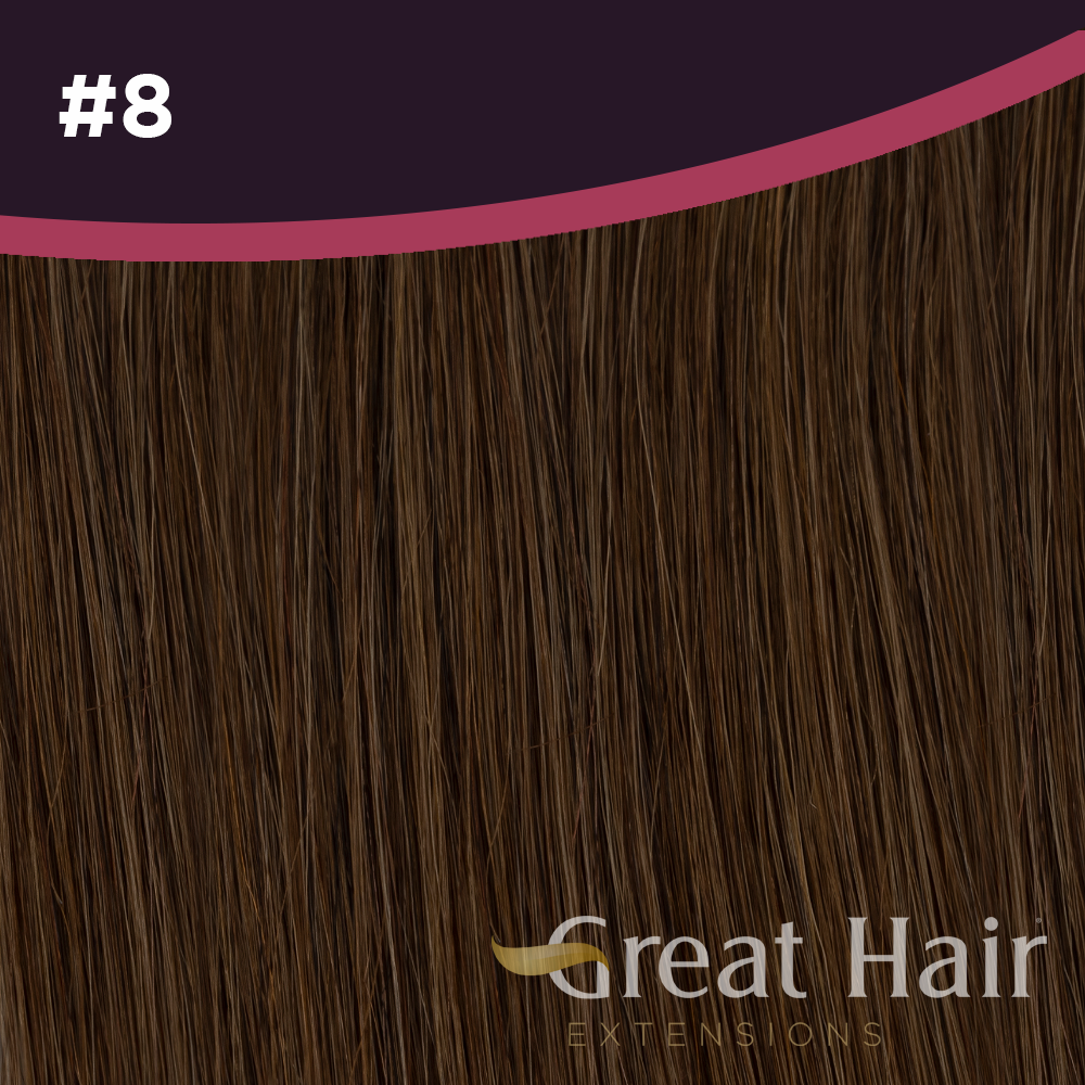 Great Hair Extensions Kleursample #8 