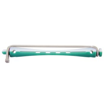 Comair Permanentwikkels lang groen/wit 6mm 12 stuks