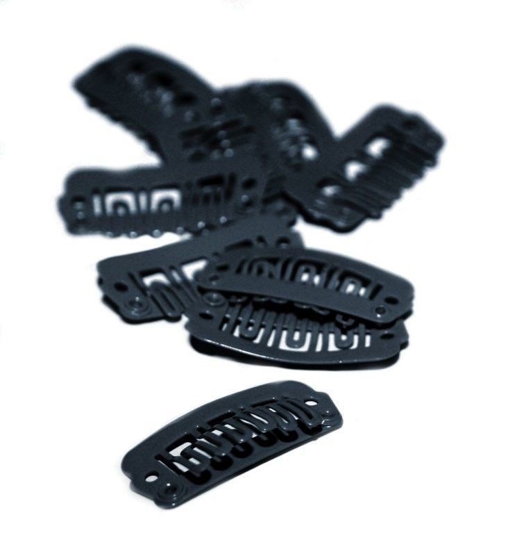 Great Hair Extensions Clips Zwart 