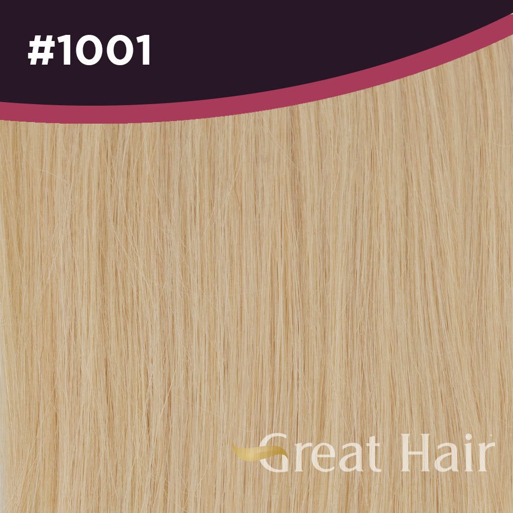 Great Hair Extensions Full Head Clip In - wavy #1001 50cm