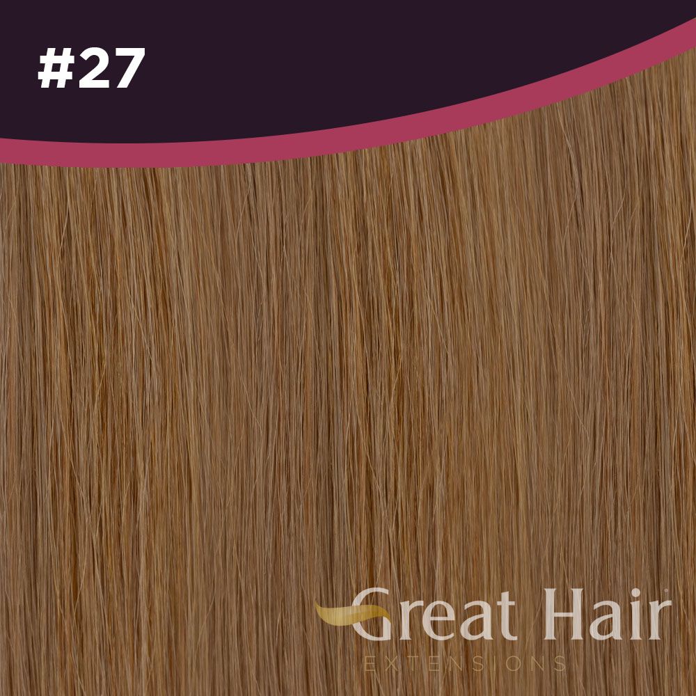 Great Hair Extensions Full Head Clip In - wavy #27 40cm