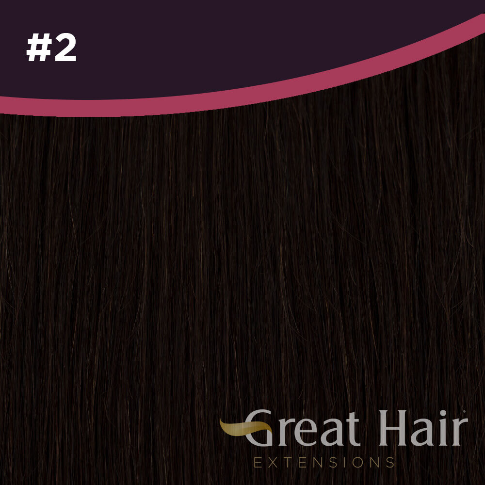 Great Hair Extensions Full Head Clip In - wavy #2 50cm