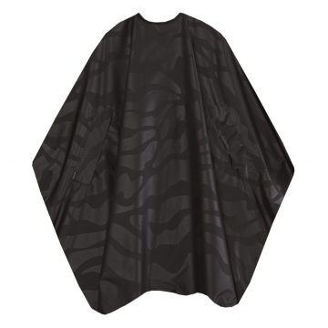 Trend-Design Kapmantel Nano Compact button Zwart 135x150cm