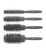 Sibel Round Kit 4 thermische borstels zwart