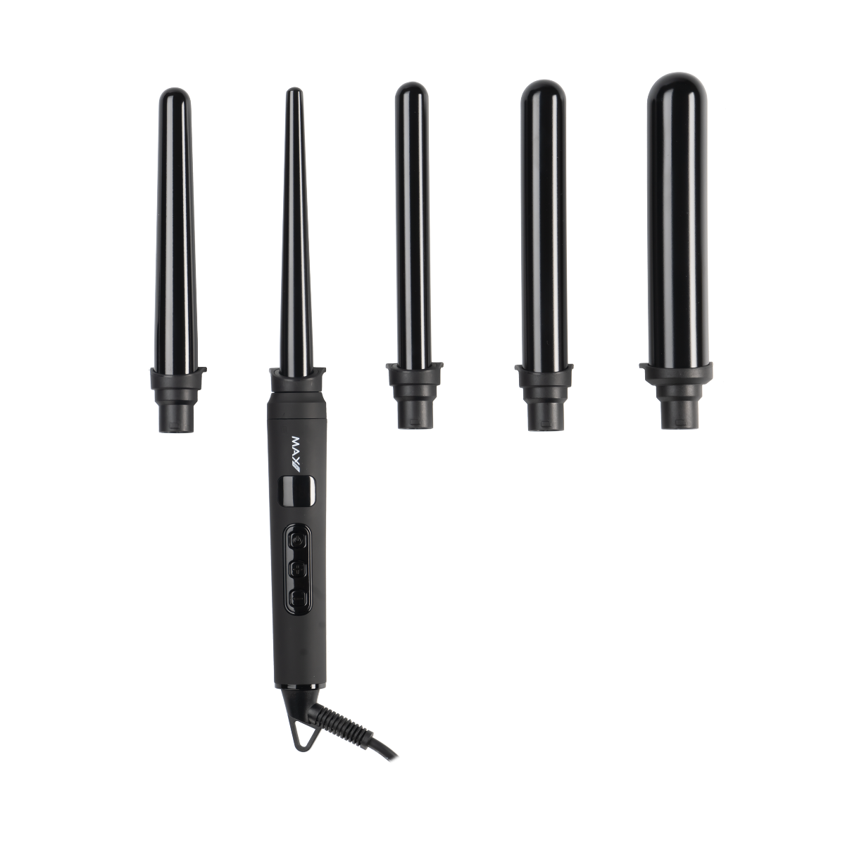 Max Pro Fusion Multifunctional Curling Iron Black 100W